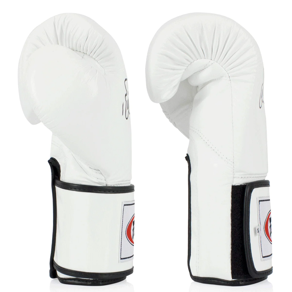 Thai boxing gloves Fairtex BGV5 Super Sparring White  - Image 3
