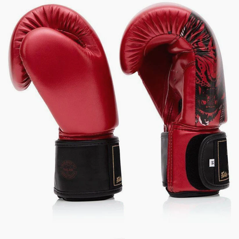 Thai boxing gloves Fairtex Golden Jubilee - Image 3