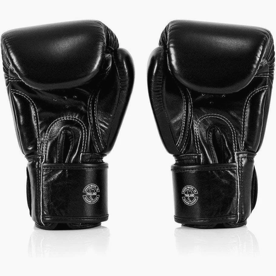 Thai boxing gloves Fairtex ONE Black  - Image 4