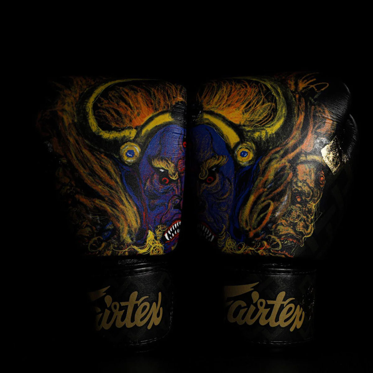 Thai boxing gloves Fairtex Yamantaka  - Image 7