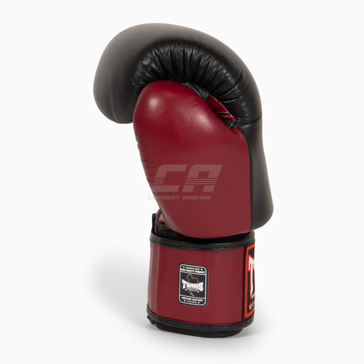 Thai boxing gloves Twins Special BGVL3 Black-maroon  - Image 6