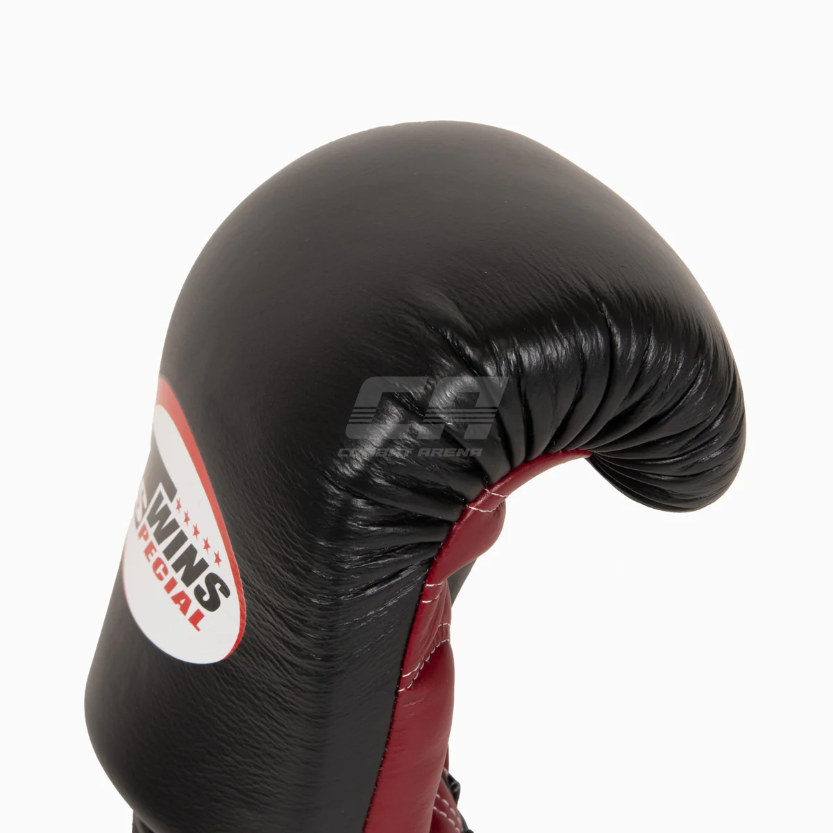 Thai boxing gloves Twins Special BGVL3 Black-maroon  - Image 7