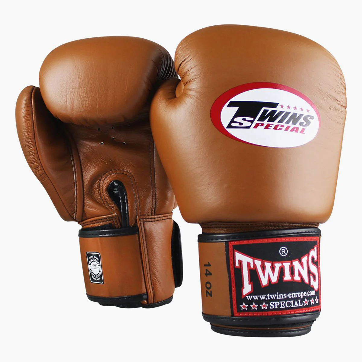 Thai boxing gloves Twins Special BGVL3 Retro Brown  - Image 2