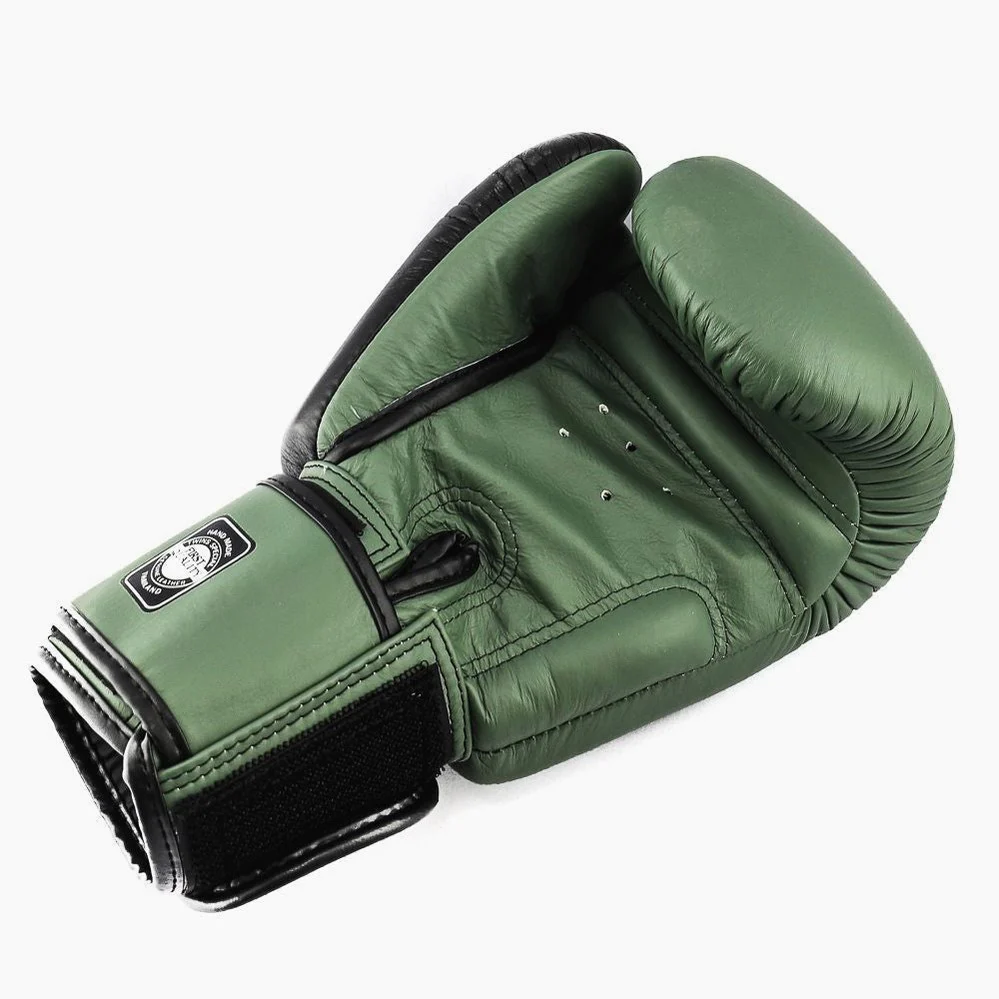 Thai boxing gloves Twins Special BGVL8 Green  - Image 4