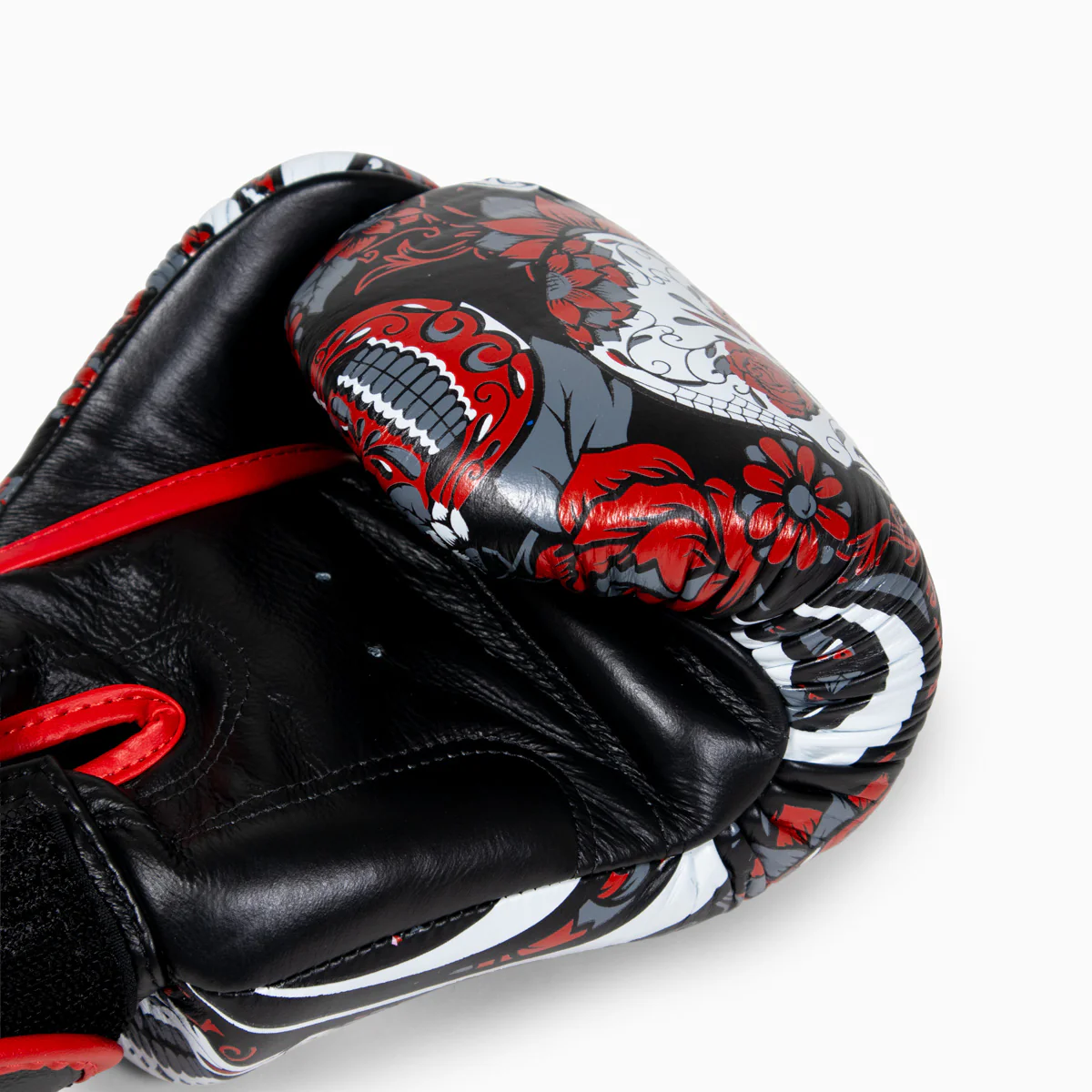 Thai boxing gloves Twins Special FBGVL 3 Skull Red  - Image 7