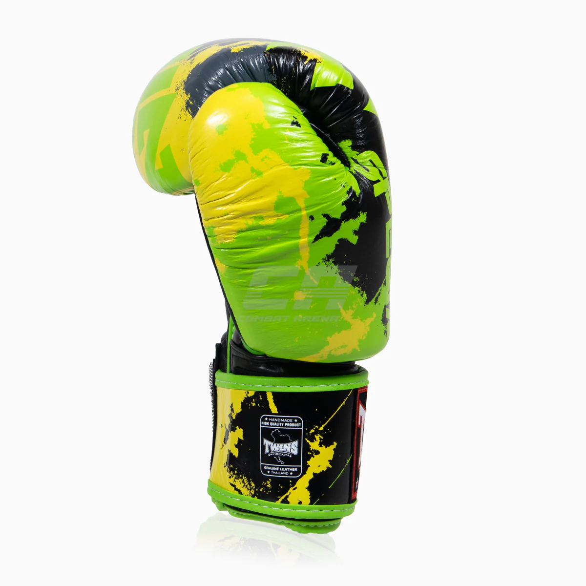 Thai boxing gloves Twins Special FBGVL3 Candy Green  - Image 4