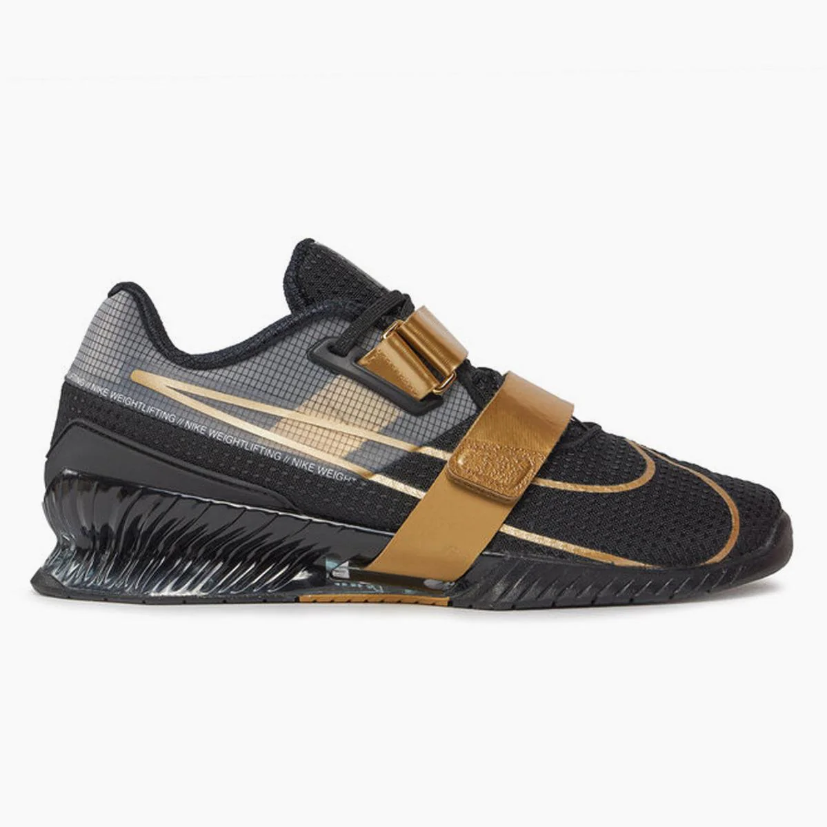Training shoes Nike Romaleos 4 Black-gold  - Image 3