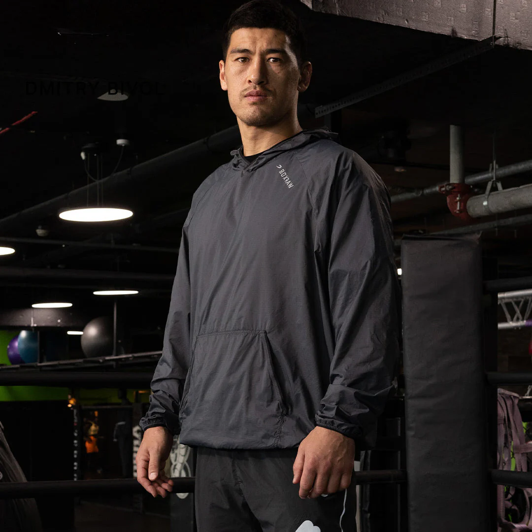 Windbreaker jacket Boxraw Genaro Oversize black  - Image 11