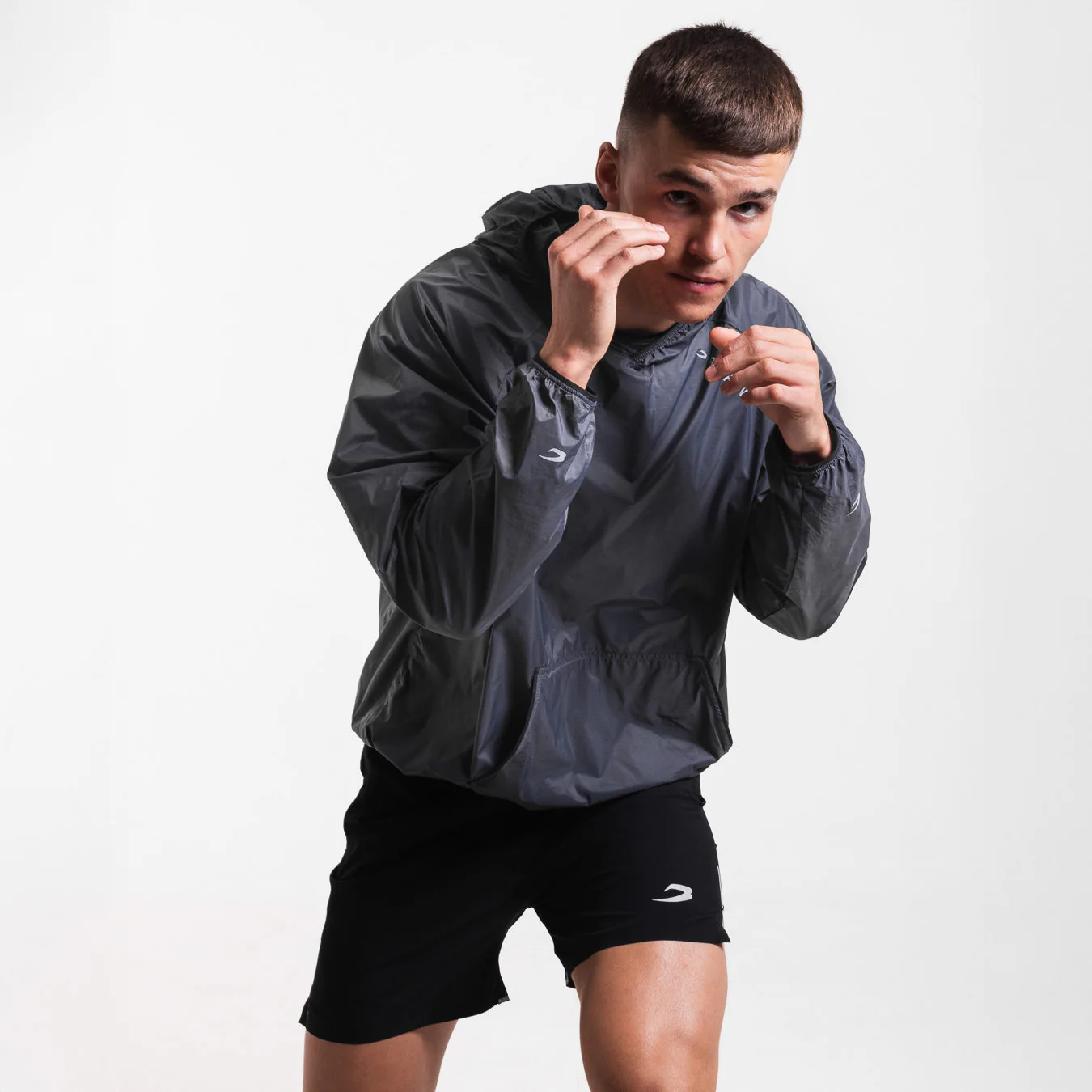 Windbreaker jacket Boxraw Genaro Oversize black  - Image 3