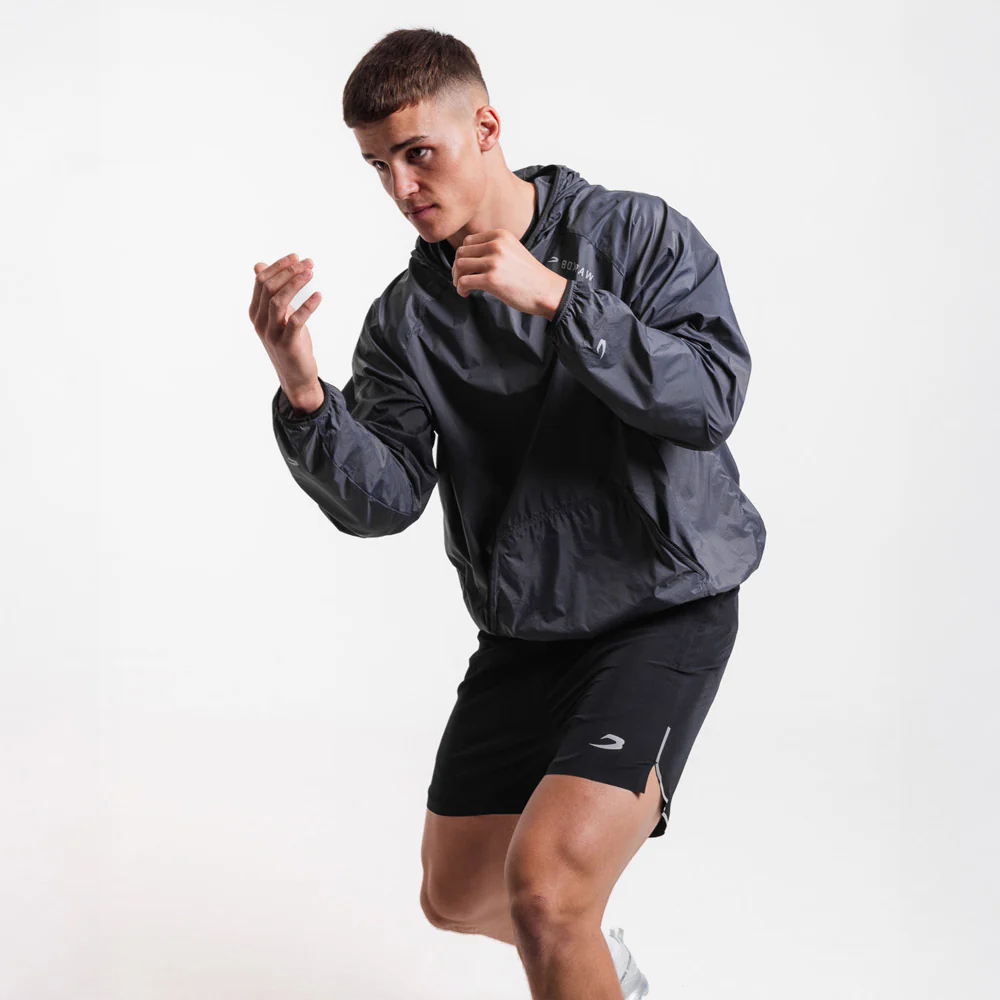Windbreaker jacket Boxraw Genaro Oversize black  - Image 5