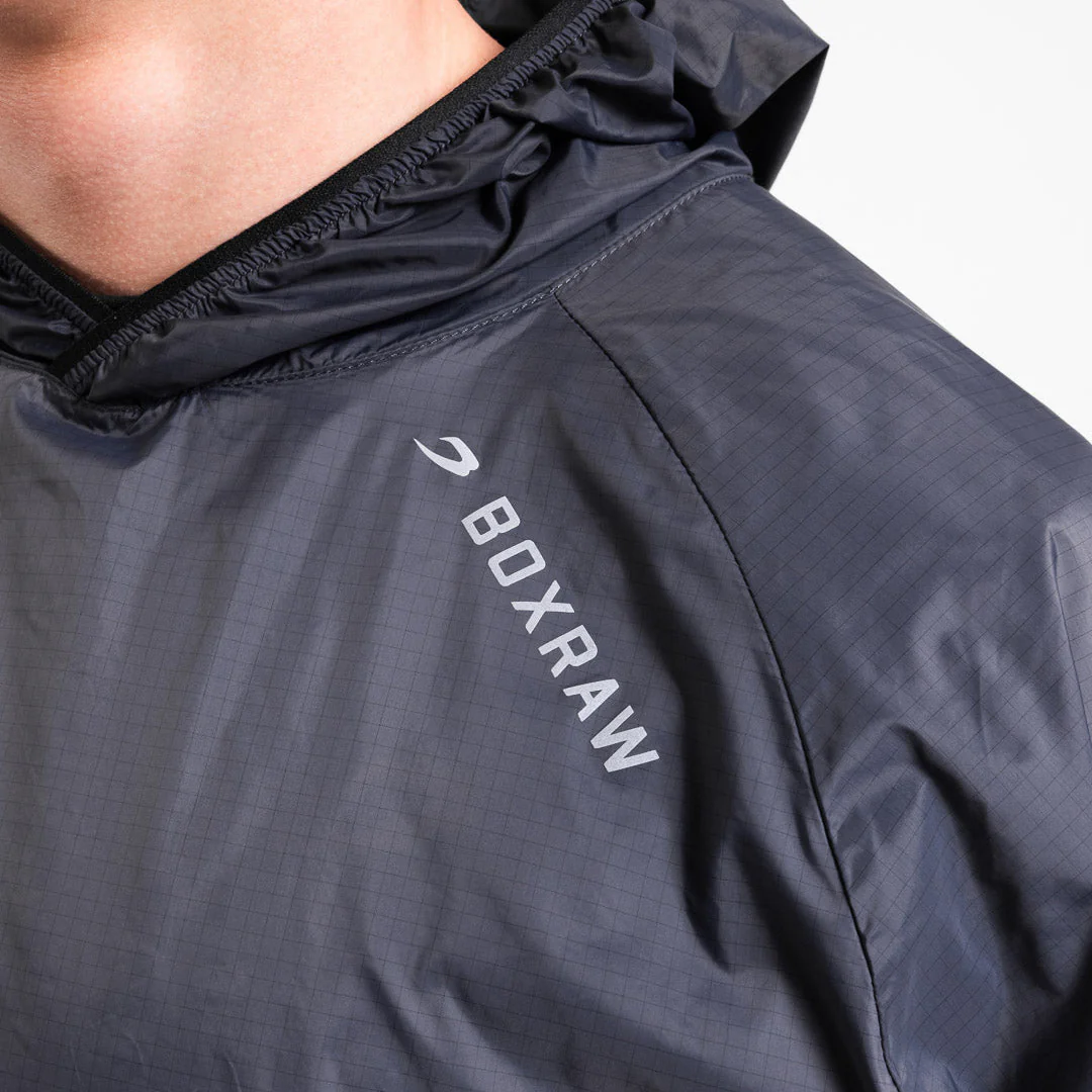 Windbreaker jacket Boxraw Genaro Oversize black  - Image 7